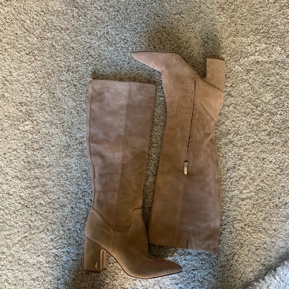 Sam Edelman hai boot camel suede knee high - Picture 15 of 16